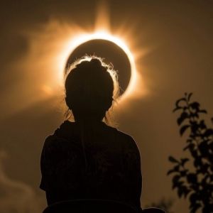 nów księżyca i zaćmienie słońca w październiku