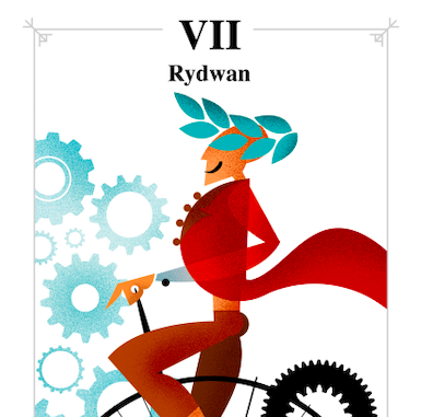 tarot, karta rydwan